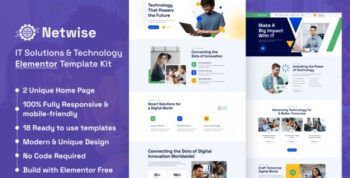 Netwise – IT Solutions & Technology Elementor Template Kit