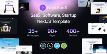 NextSaaS | SaaS, Software, Startup Next.js Template 2.1.0