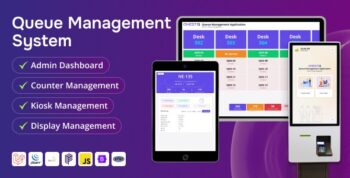 OnestQ – Queue & Token Management System with Kiosk, Counter & Display – Full Application Package 1.0.3