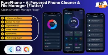 PurePhone – AI Powered Phone Cleaner & File Manager (Flutter)