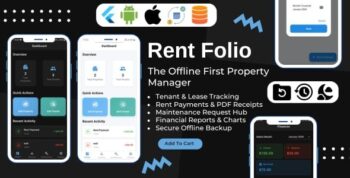 Rent Folio - Offline Property Management & Landlord Toolkit Flutter App