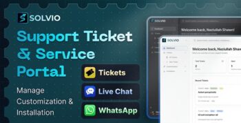 Solvio – Autonomous AI support agent with RAG, live chat, and ticket automation