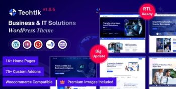 Techtlk – Business & IT Solutions WordPress Theme 1.2.4