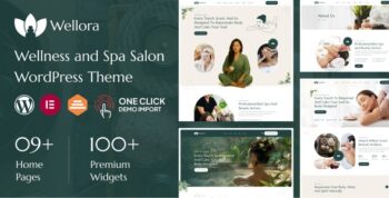 Wellora – Wellness and Spa Salon WordPress Theme 1.3