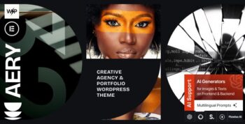 Aery – Creative Agency & Portfolio WordPress Theme 1.3