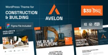 Avelon – Construction & Building WordPress Theme 1.0.1
