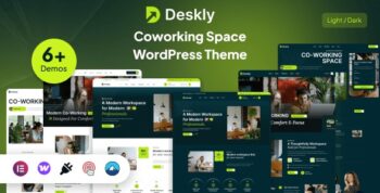 Deskly – Coworking Space WordPress Theme 2.0