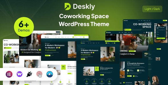 Deskly – Coworking Space WordPress Theme 2.0