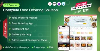 Foodigo – Multi Restaurant and Online Food Ordering System Marketplace ( Full Applications )