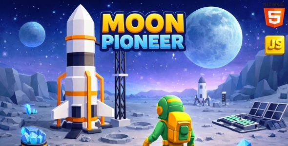 HTML5 Game : Moon Pionner