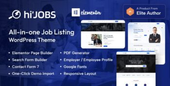 HiJobs – Job Listing WordPress Theme 1.0.4