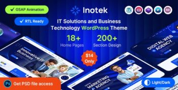 Inotek – IT Solutions and Business Technology WordPressTheme