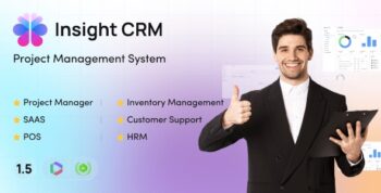 Insight Crm Saas – Laravel Project Manager, Pos, Hrm, Inventory Manager, Customer Support [Extended Version] 1.5