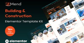 MendCraft – Building & Construction Elementor Template Kit