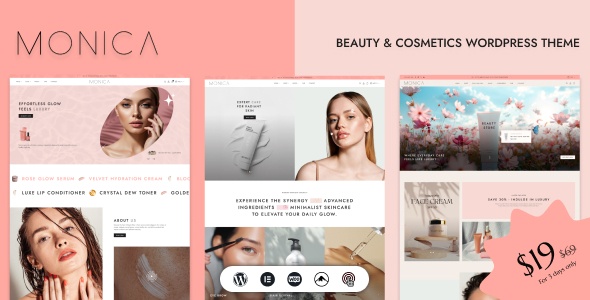 Monica – Beauty & Cosmetics WordPress Theme