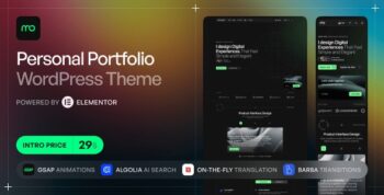 Monogram – Personal Portfolio WordPress Theme 1.0.4