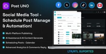 PostUno – Smart Social Media Campaign & Calendar Planner with AI Automation 1.6