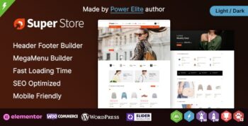Super Store WP – Multipurpose Elementor WooCommerce Theme 3.1.1