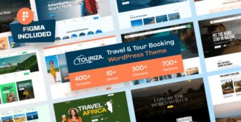 Touriza – Tour & Travel Booking WordPress Theme