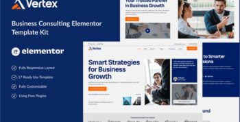 Vertex - Business Consulting Elementor Template Kit