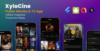 XyloCine – Flutter Movies & TV Shows App with AdMob Monetization – Android