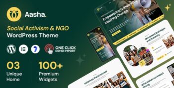 Aasha – Social Activism & NGO WordPress Theme