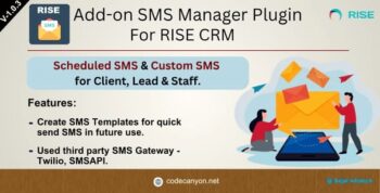 Add-on SMS Manager Plugin for Rise CRM 1.0.3
