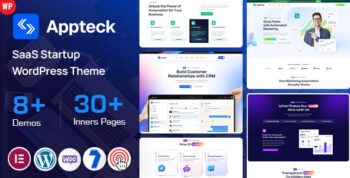 Appteck – SaaS Startup WordPress 2.0