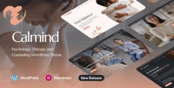 Calmind – Psychology, Therapy and Counseling WordPress Theme 1.0.4