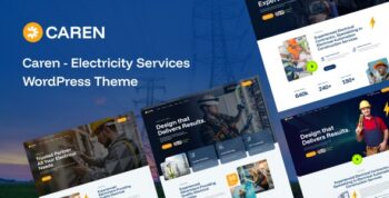 Caren – Electricity Services WordPress Theme 1.0.5