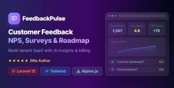 FeedbackPulse SaaS – Customer Feedback, NPS, Survey, Roadmap & Changelog Platform with AI