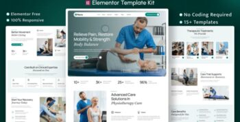 Flexra – Physiotherapy & Chiropractic Elementor Template Kit