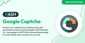 Google Captcha – Dash SaaS Add-On 5.0