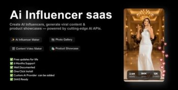 Influencify – AI Influencer SaaS Platform for Viral Reels & AI Videos (Node.js Script) 2.5