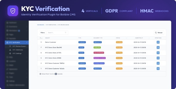 KYC Verification - Identity Verification Plugin for Botble CMS