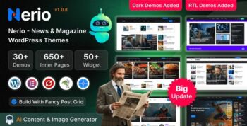 Nerio – News Magazine WordPress Theme 1.0.8