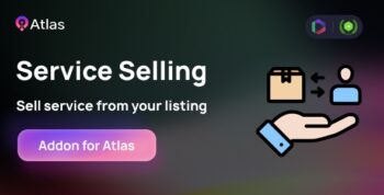 Service Selling Addon – Atlas Laravel Directory Listing