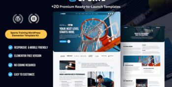Sporte - Sports Training Elementor Template Kit