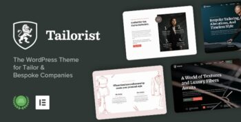 Tailored – Tailoring & Fashion WordPress Theme 1.1