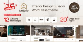 Xinterio – Interior Design WordPress Theme + RTL 5.0