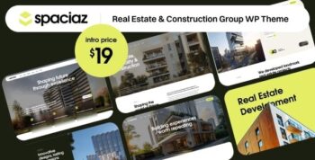Spaciaz – Real Estate & Construction Group WordPress Theme 1.2.4