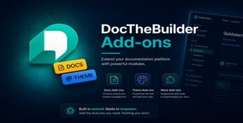 DocTheBuilder Docs Theme Addon