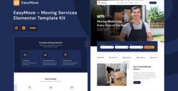 EasyMove – Moving Services Elementor Template Kit