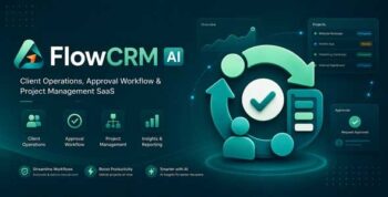 FlowCRM AI – Client Operations, Approval Workflow & Project Management SaaS