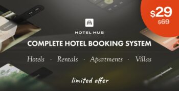 Hotel Hub – AI-Powered Booking and Management WordPress Theme 1.0.1