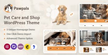 Pawpals – Pet Care & Pet Shop WordPress Theme 1.7