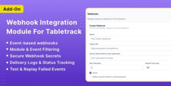 Webhook Module for TableTrack 1.0.12