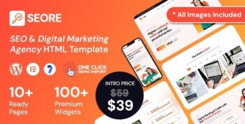 Seore – SEO And Digital Marketing Agency WordPress Theme 1.0.6