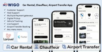 Wigo | Car Rental and Mobility Flutter App
