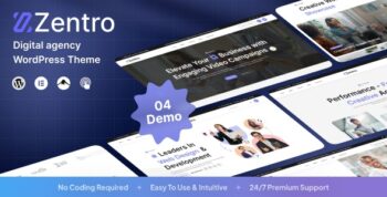 Zentro – Digital Agency WordPress